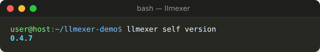 Checking the installed version